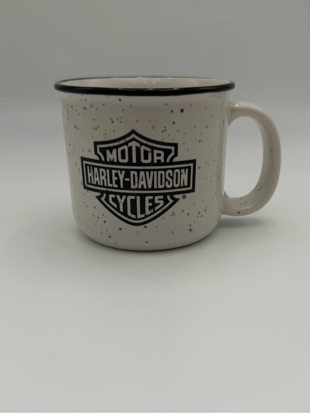 Harley-Davidson Motor Cycle campfire-style coffee mug Fenwick, Ontario Canada